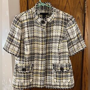 Short sleeve lined suit jacket by Grace Elements
